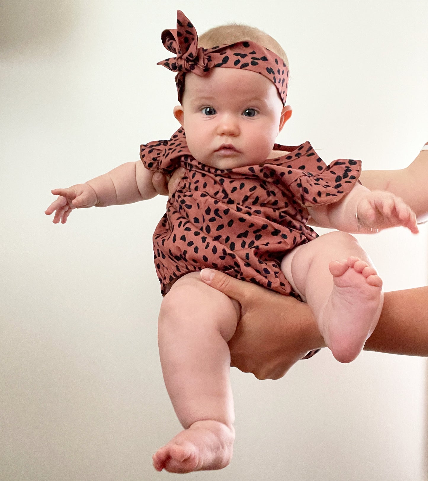 Cheetah Spotted Bubble Romper