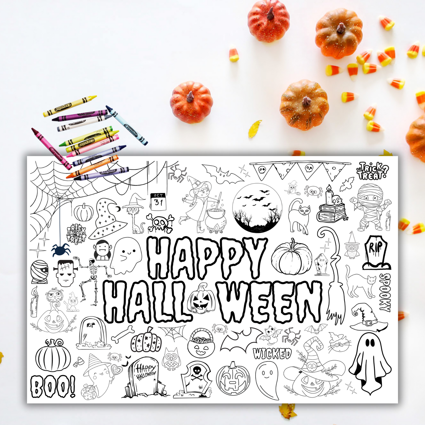 Halloween | Big Coloring Page
