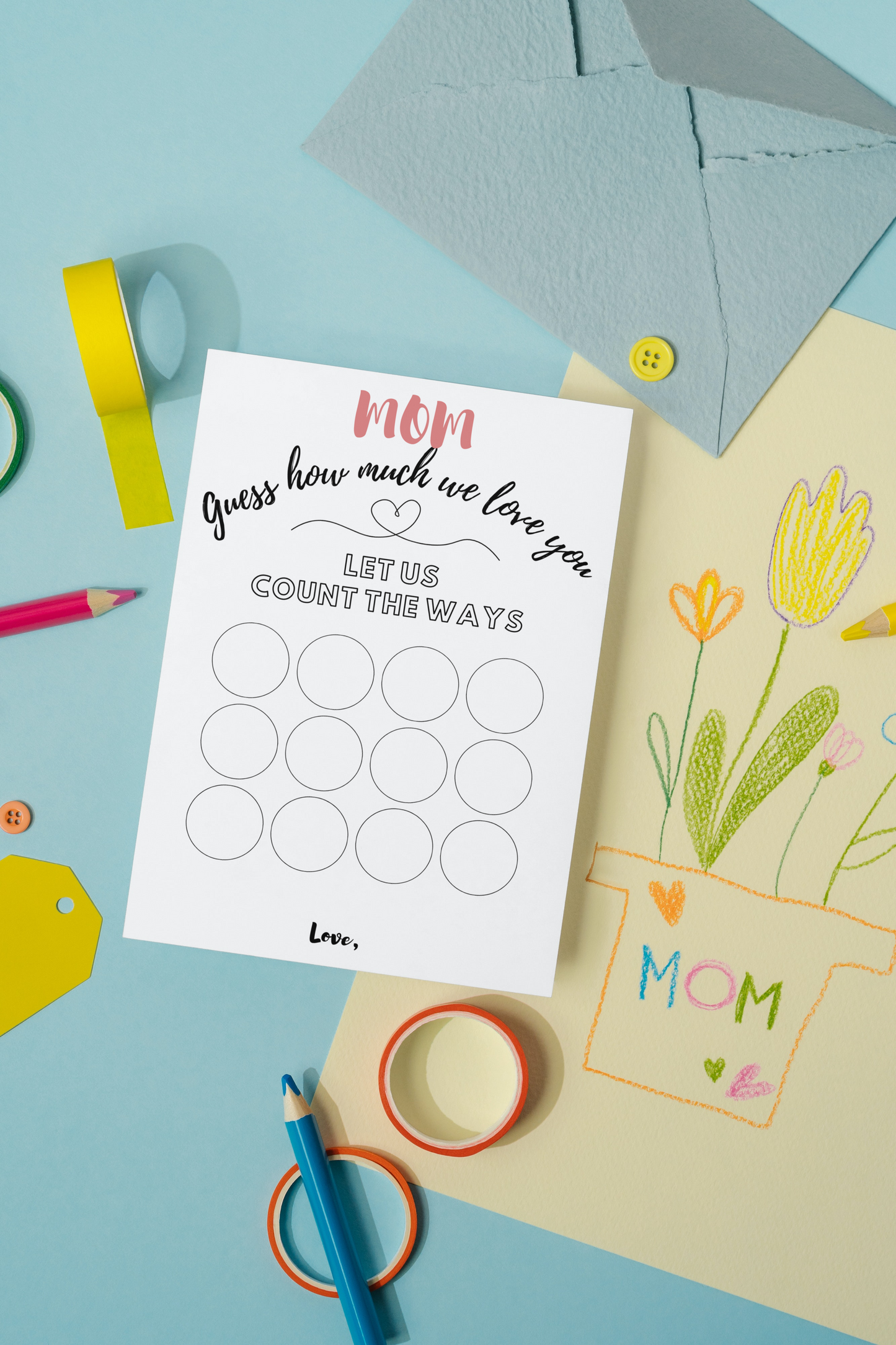 Mom, We Love You | Scratch-off Cards