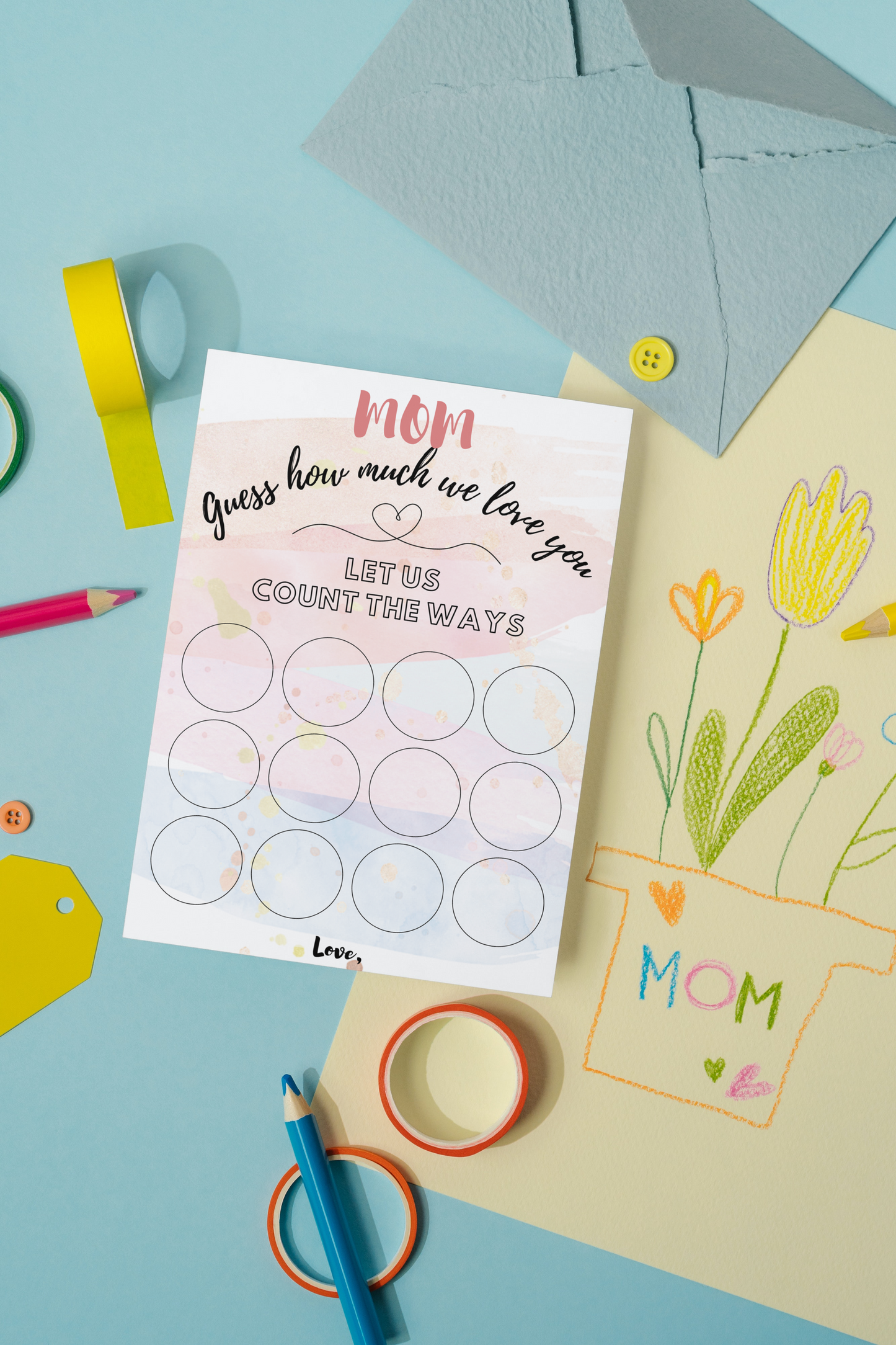 Mom, We Love You | Scratch-off Cards
