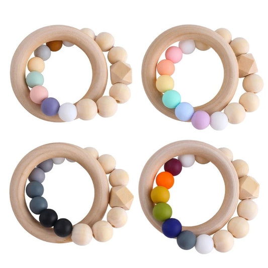 Wood Ring Silicone Teethers