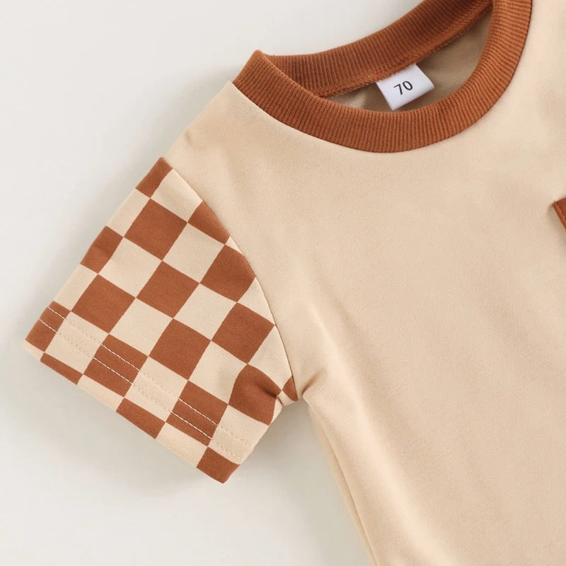 Crosby | Checker Sleeve Outfit